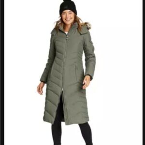 Eddie Bauer Women's Puffer Coat - Sage Green